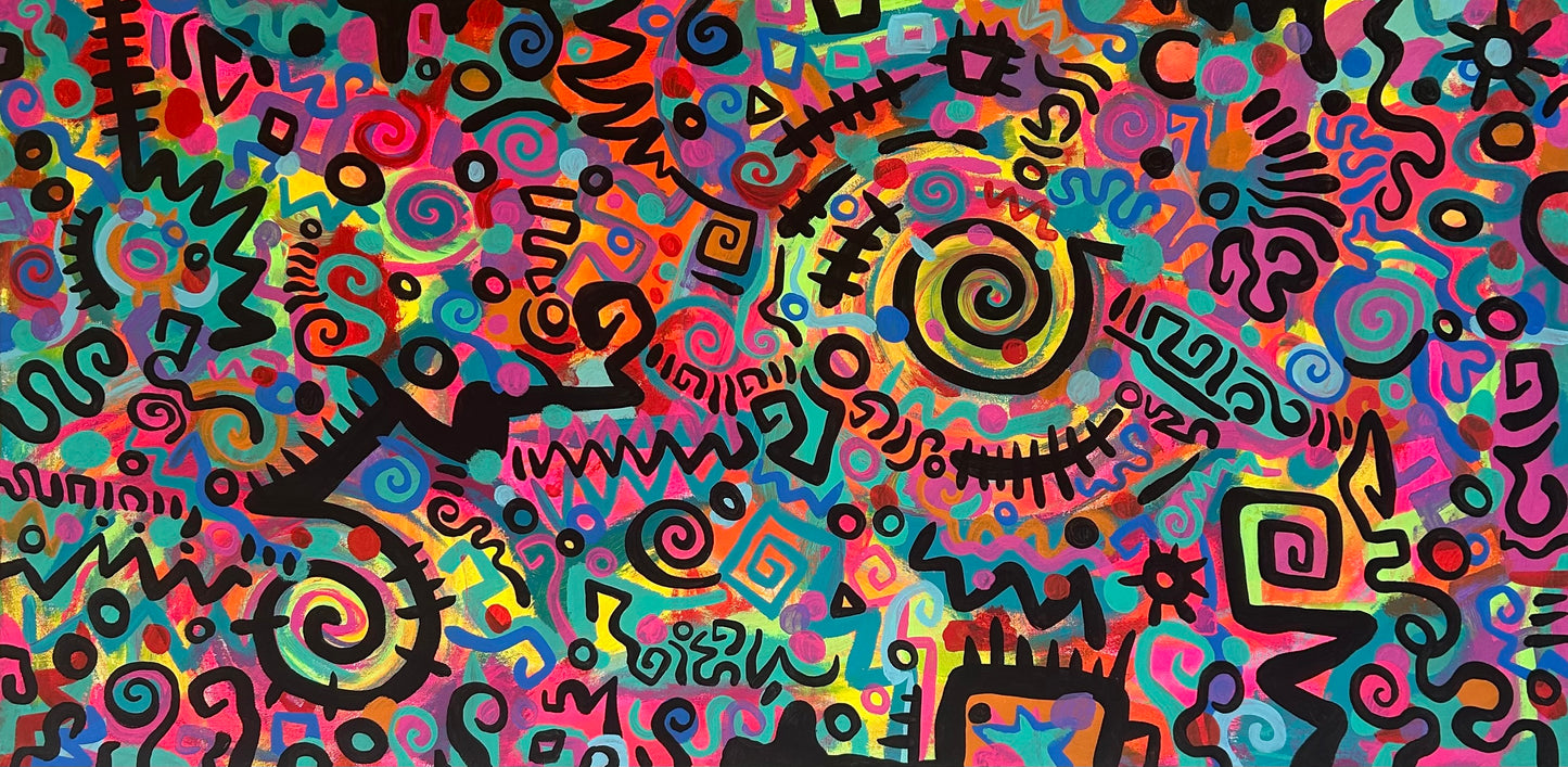 Vortex - Original Painting - 24 x 48